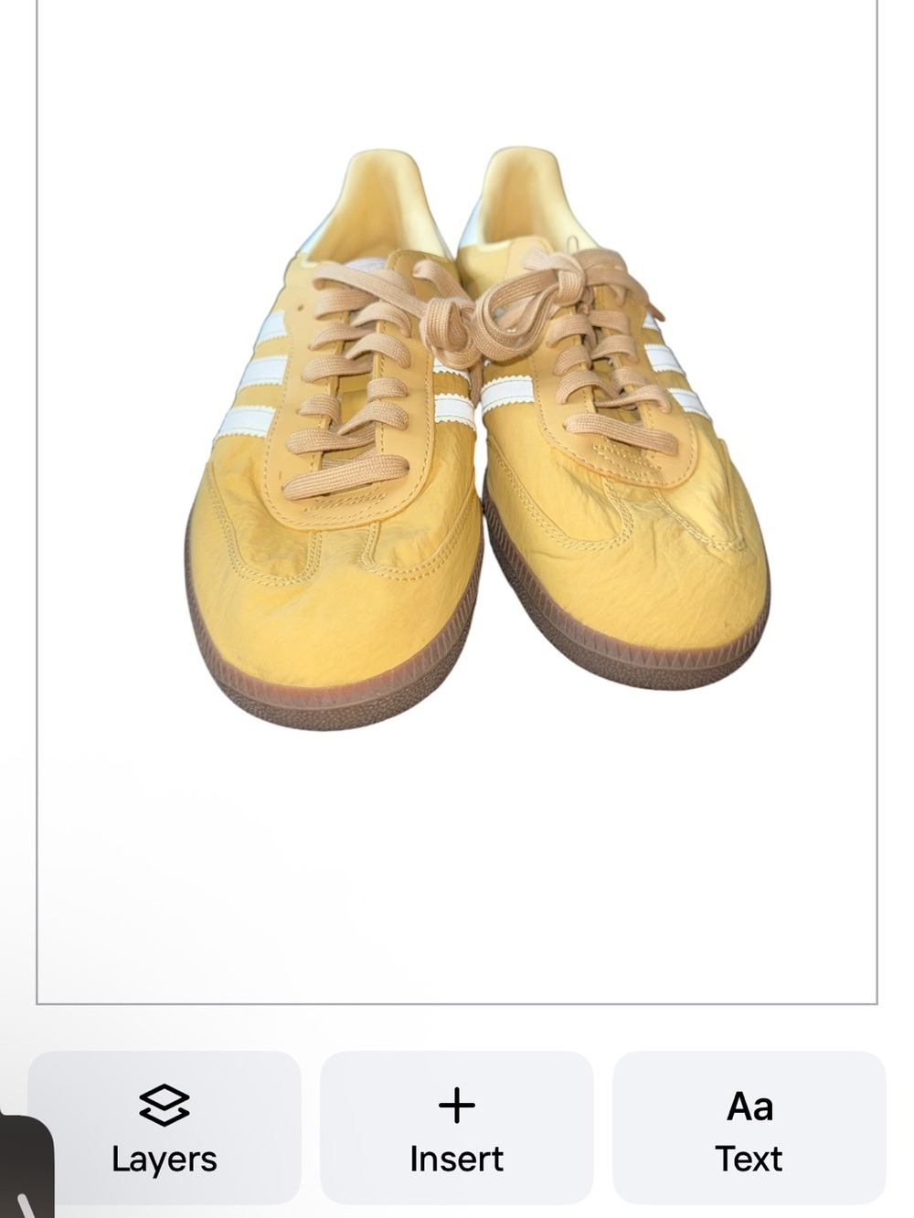 Adidas Samba OG Yellow Cream Sneakers Women’s 9 | Gum Sole Classic NWT - Picture 7 of 14